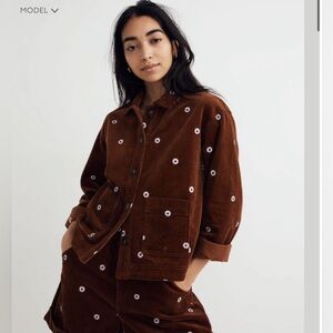 Madewell Embroidered Corduroy Jacket